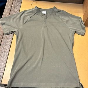 Gymshark Rest Day Commute Polo- Dusty Olive